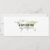 Überraschungszertifikat "Boarding Pass" Einladung (Rückseite)