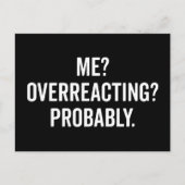 Überreaktionen Postkarte (Vorderseite)