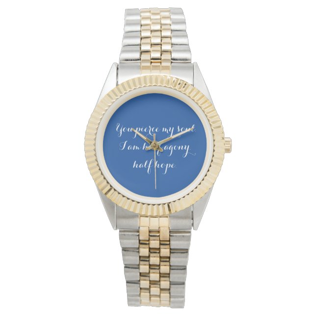 Überredung romantischer Brief  Armbanduhr (Vorderseite)