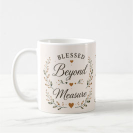 Überreich gesegnet | Inspirierende Kaffeetasse