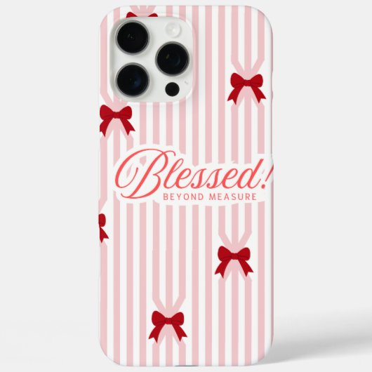 Überreich gesegneter rosa Bogen iPhone 16 Hülle. Case-Mate iPhone Hülle (Rückseite)