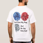 Überreichen Sie mein Poms T-Shirt (Rückseite)