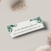 Überreichlich Foliage Wedding Website Cards | Mini