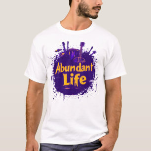 Überreichlich lebendige Felsen (lebhaft), Vorderer T-Shirt