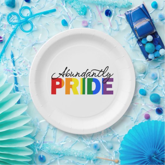 Überreichlich Pride Paper Plate Pappteller (Party)