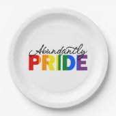 Überreichlich Pride Paper Plate Pappteller (Vorderseite)