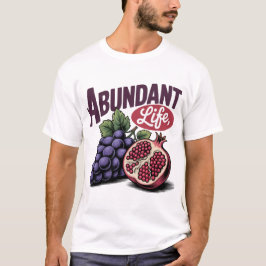 Überreichlich Trauben Pomegranat Retro T-Shirt