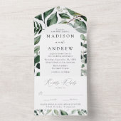 Überreichliche Blumenbeete All In One Einladung (Innen Boden)