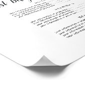 Überreichliche Foliage Business Services oder Prei Poster (Ecke)