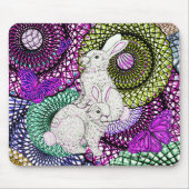 Überreichliche Kaninchen Mousepad (Vorne)