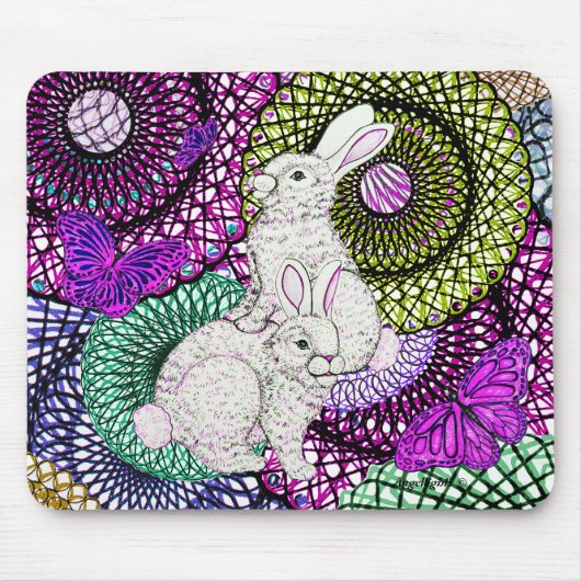 Überreichliche Kaninchen Mousepad (Vorne)