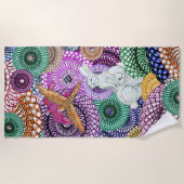 Überreichliche Kaninchen Strandtuch (Vorderseite)