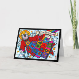 Überreichliche Segnungen Meowy Christmas Angel Cat Karte