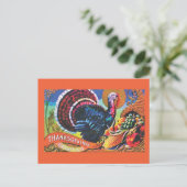 Überreichlicher Erntedank Feiertagspostkarte (Stehend Vorderseite)