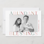 Überreichliches Segeln Farbvolles Foto Feiertagskarte (Vorderseite)