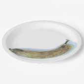 Überreife Bananenplatte Pappteller (Schrägansicht)