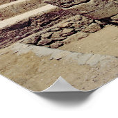 Überreste der Festungsmauern, c.37-31 v. Chr. Poster (Ecke)