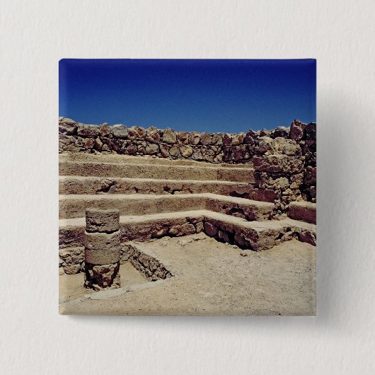 Überreste der Festungswände, c.37-31 BC Button (Vorderseite)
