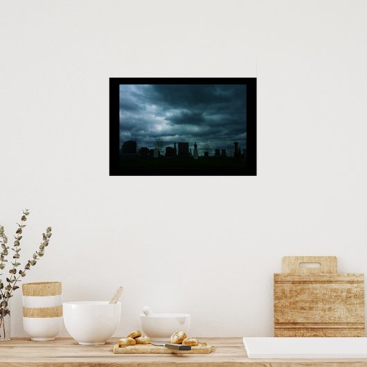 Überreste des Sturms Poster (Küche)