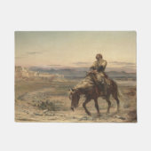 Überreste einer Armee (von Elizabeth Thompson) Fußmatte (Vorderseite)