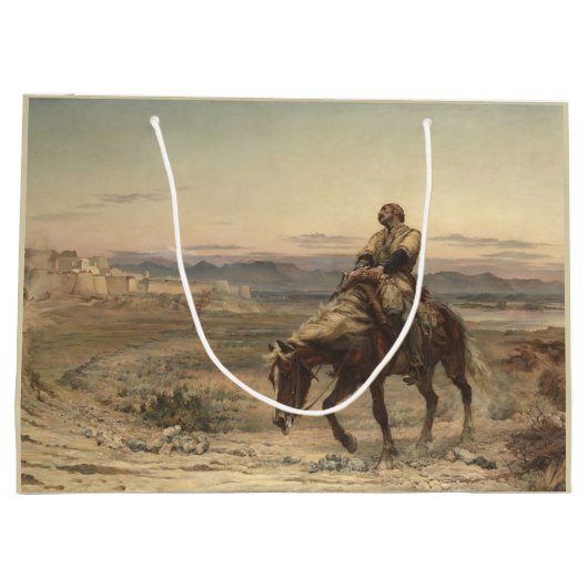 Überreste einer Armee (von Elizabeth Thompson) Große Geschenktüte (Rückseite)