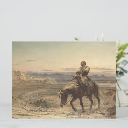 Überreste einer Armee (von Elizabeth Thompson) Karte (Stehend Vorderseite)