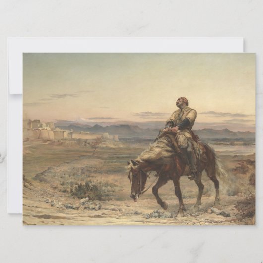 Überreste einer Armee (von Elizabeth Thompson) Karte (Vorderseite)