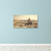 Überreste einer Armee (von Elizabeth Thompson) Leinwanddruck (Insitu (Holzboden))