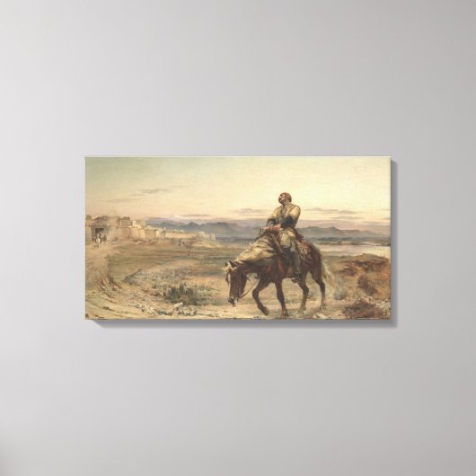 Überreste einer Armee (von Elizabeth Thompson) Leinwanddruck (Vorderseite)