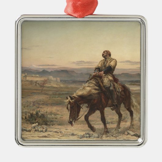 Überreste einer Armee (von Elizabeth Thompson) Ornament Aus Metall (Vorne)