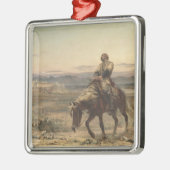 Überreste einer Armee (von Elizabeth Thompson) Ornament Aus Metall (Links)