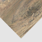 Überreste einer Armee (von Elizabeth Thompson) Seidenpapier (Detail)