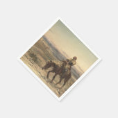 Überreste einer Armee (von Elizabeth Thompson) Serviette (Ecke)