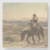 Überreste einer Armee (von Elizabeth Thompson) Steinuntersetzer (Vorderseite)