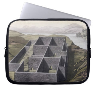 Überreste eines Inkapalastes bei Callo, Peru, von Laptopschutzhülle