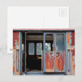 Überreste in Rost Postkarte (Vorne/Hinten)
