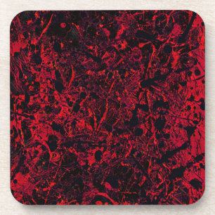 Überreste Nr. 1 Abstracter Getränkeuntersetzer