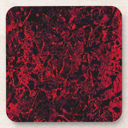 Überreste Nr. 1 Abstracter Getränkeuntersetzer (Vorderseite)