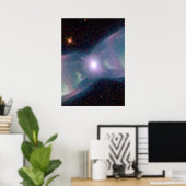 Überschallabgase aus Nebula M2-9 Poster (Heimbüro)