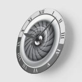 Überschalljet-Motor-Wand-Uhr Runde Wanduhr (Winkel)
