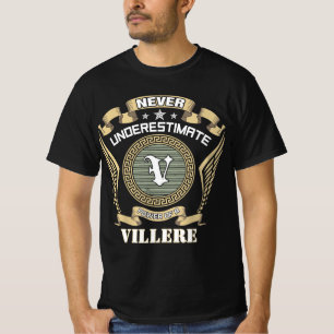 Uberschätze niemals die Macht eines VILLERE T-Shirt