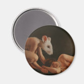 Überschlafen Magnet (Vorderseite/Rückseite)