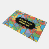 Überschneidende Flutes Doormat Fußmatte (Schrägansicht)