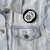 Überschneidende Genji-Karts in der Blume Button (Beispiel)