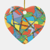 Überschneidung von Flöten Keramik Ornament (Hinten)