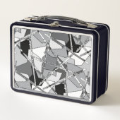 Überschneidung von Flöten Metall Brotdose (Vorderseite)