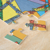 Überschneidung von Flöten Puzzle (Seite)