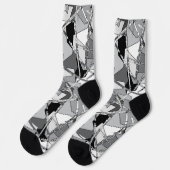 Überschneidung von Flöten Socken (Linkes Detail)