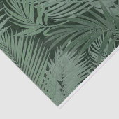 Überschneidung von Green Fern-Blätter im dunklen H Seidenpapier (Ausschnitt)