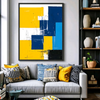 Überschneidung von Harmonie Leinwanddruck